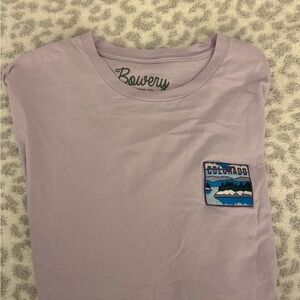100% Cotton - Bowery Lavender Colorado Tee